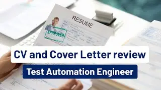 CV and cover letter review of a Test Automation Engineer with Rebekka Gotter
