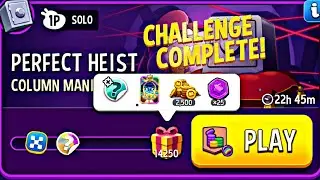 match masters column mania rainbow solo challenge | perfect heist column mania solo