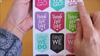 Everyday Memories  Happy Planner Sticker Book Flip thru. Plan With Me Series