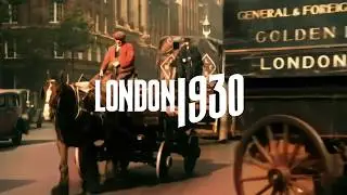 Лондон в 1930 году | Восстановленные и Колоризированные Кадры Повседневной Жизни