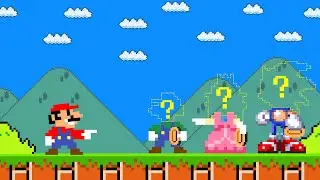 Mario Uncovers the Hidden Faces of Peach and Friends