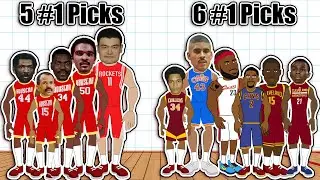 The Best NBA Team with the MOST #1 Draft Picks ALL TIME! (NBA Draft History)