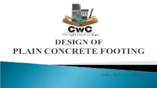 Design of Plain Concrete footing