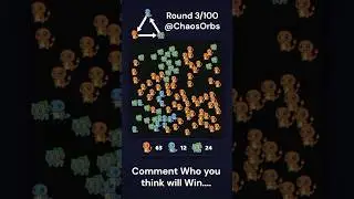 Squirtle Vs Charmander Vs Bulbasaur Round - 3 | #simulation #rps #viral #physics #anime #pokemon