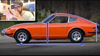 I redesign a front-engined Datsun 240Z intro a mid-engined Datsun 240Z