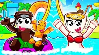 BRAINROT FAMILY Goes To WATERPARK in Roblox!