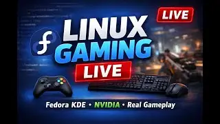 Can Linux REALLY Game? 🔴 Live Fedora KDE Gaming Stream