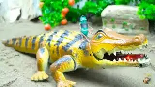 Mini tractor and crocodile  . creator EC mini tractor