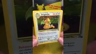 Fossil Dragonite!! #shorts #pokemon #pokemoncards #smallyoutuber #wizardsofthecoast #tcg