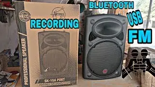 AERONS SK-15A PORT PORTABLE PA SYSTEM UNBOXING & REVIEW