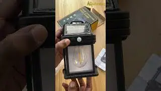 ☀️🌌💡 Solar Interaction Wall Lamp Unboxing | xf-8818 | bk-888 | Outdoor Solar Light #shorts