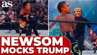GAVIN NEWSOM brutally TROLLS TRUMP with HILARIOUS AI WWE Video: 'That&rsquo;s what we call a TAKEDOWN'
