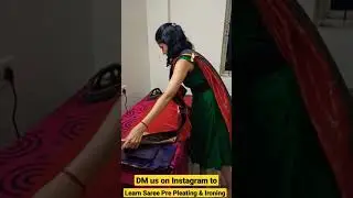 How to Saree Pre Pleat and Iron | Learn Saree Pre Pleating and Ironing 🔥🔥