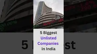 5 Biggest Unlisted Companies in India 👌 #shortvideo #shorts #zerodha #zoho #parle #nse