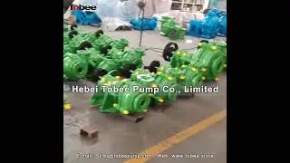 Tobee TH Slurry Pumps used for Filter Feed Applications#submersiblepump