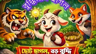 এক বুদ্ধিমান ছাগল | AK BUDDHIMAN CHAGOL | BANGLA CARTOON | CHAGOLER GOLPO | ছাগলের গল্প 
