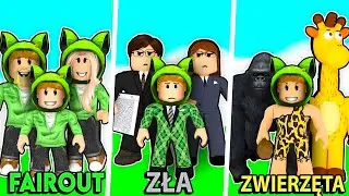 RODZINA FAIROUT&Oacute;W VS ZŁA RODZINA VS RODZINA ZWIERZĄT na Brookhaven rp