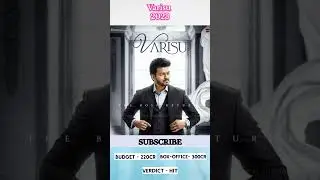 Varisu Movie Box Office Performance #vijaythalapathy #tamilmovie #indian #viralshort