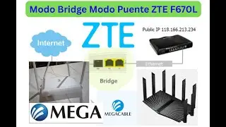 Configurar Modo Bridge Modo Puente Router ZTE F670L de Megacable