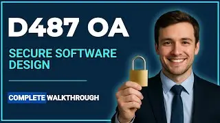 WGU D487 OA &ndash; 100% Pass Guide for Secure Software Design