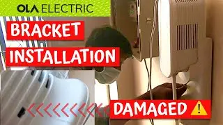 Ola Wall Mount Charger Bracket - Installation | Damaged | OlaS1Pro | Part 1