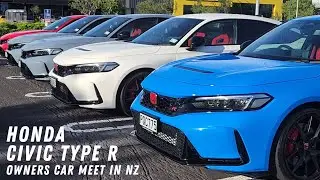 Honda Civic Type R Owners Car Meet in NZ + Driving Shots #civictyper #hondacivictyper #typer