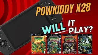 Powkiddy x28 WILL IT PLAY?  #TMNT #gamecube