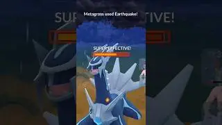 DIALGA🤯GETS ONE SHOT BY METAGROSS IN MASTER LEAGUE! #pokemongo #pokemongopvp #gobattleleague