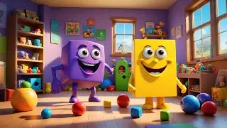 Eight Toy Blocks Stack Up Tall | Counting Song for Kids | Educational Nursery Rhymes and Baby Songs
