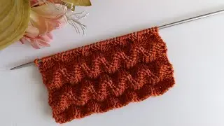 İki şiş çok kolay örgü modeli 🏵️🏵️ very easy knitting pattern with two needles