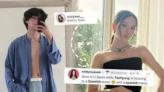 VSOO SPAIN THEORY?! (Taehyung and Jisoo DATING PROOFS!) | Traviqe