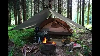 梅雨入り前のキャンプ 前編 焚き火で名古屋コーチンの焼き鳥 Camp 1 before the rainy season