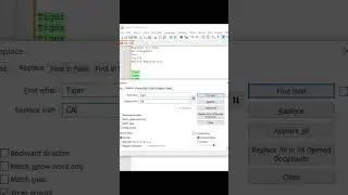 replace all text in notepad++