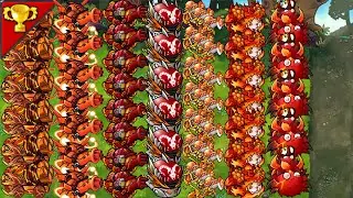UltimateFire Family VS 999Zombies-------Plants vs Zombies