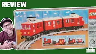 Der rote Blitz aus den 80ern: LEGO® 7725 12 Volt Schnelltriebwagen von 1981 [Review]