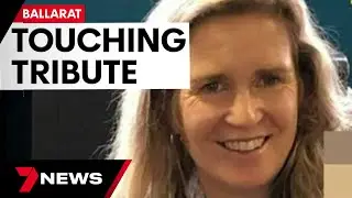 Ballarat community pays touching tribute to Samantha Murphy | 7 News Australia