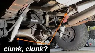 1977 Ford truck 4x4 shock absorber repair.(clunking issues?). 