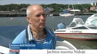 Jachtos nuoma Nidoje TV3 zinos