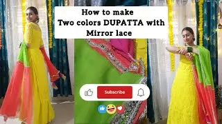 How to make multi colors dupatta 