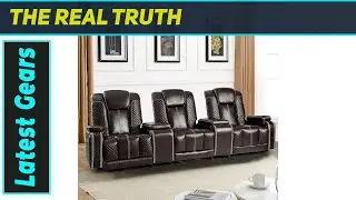 Recliner Chair Set of 3 Theater Seating &ndash; Best Affordable Leather Sofa for Home Theater