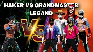 HAKER vs GRANDMASTER  LEGAND in battle royale RANKAD in FREE FIRE 🤬 #haker #grandmaster #legend 
