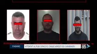 22 Ottobre 2020   Fasano BR   attentati al pub e spaccio, cinque arresti dei Carabinieri