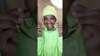 SHEIN/ UNBOXING Neon wet Trench w/pockets...