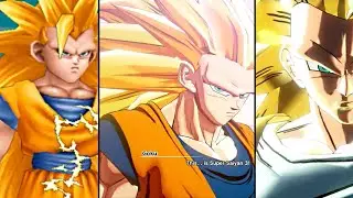 The Evolution Of Goku's Super Saiyan 3 Transformation In Video Game History  (Story Mode)