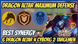 COMBO MAGIC CHESS TERKUAT | BEST SYNERGY 6 DRAGON ALTAR + 4 CYBORG | TOP GLOBAL MAGIC CHESS MLBB