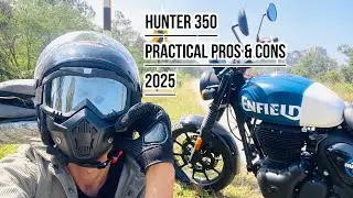 2025 Royal Enfield Hunter 350 Rebel Blue Review | After Delivery ride #hunter350review