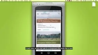 What is CardView (Lollipop new UI element)