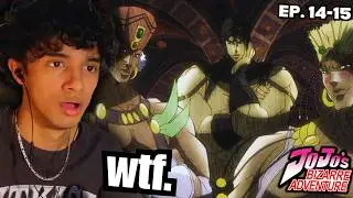 The PILLAR MEN Have ARRIVED. JoJo's Bizarre Adventure (2x5-6)