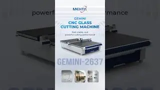 Gemini 2637 CNC Glass Cutting Machine | High Precision 360&deg; Cutting