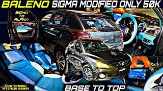Modified baleno sigma 🔥 Baleno 2026 base to top modification 🔥 Baleno Nexa genuine Accessories✅